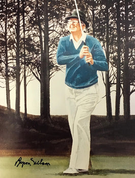 Byron Nelson Autographed Golf 8X10 Photo