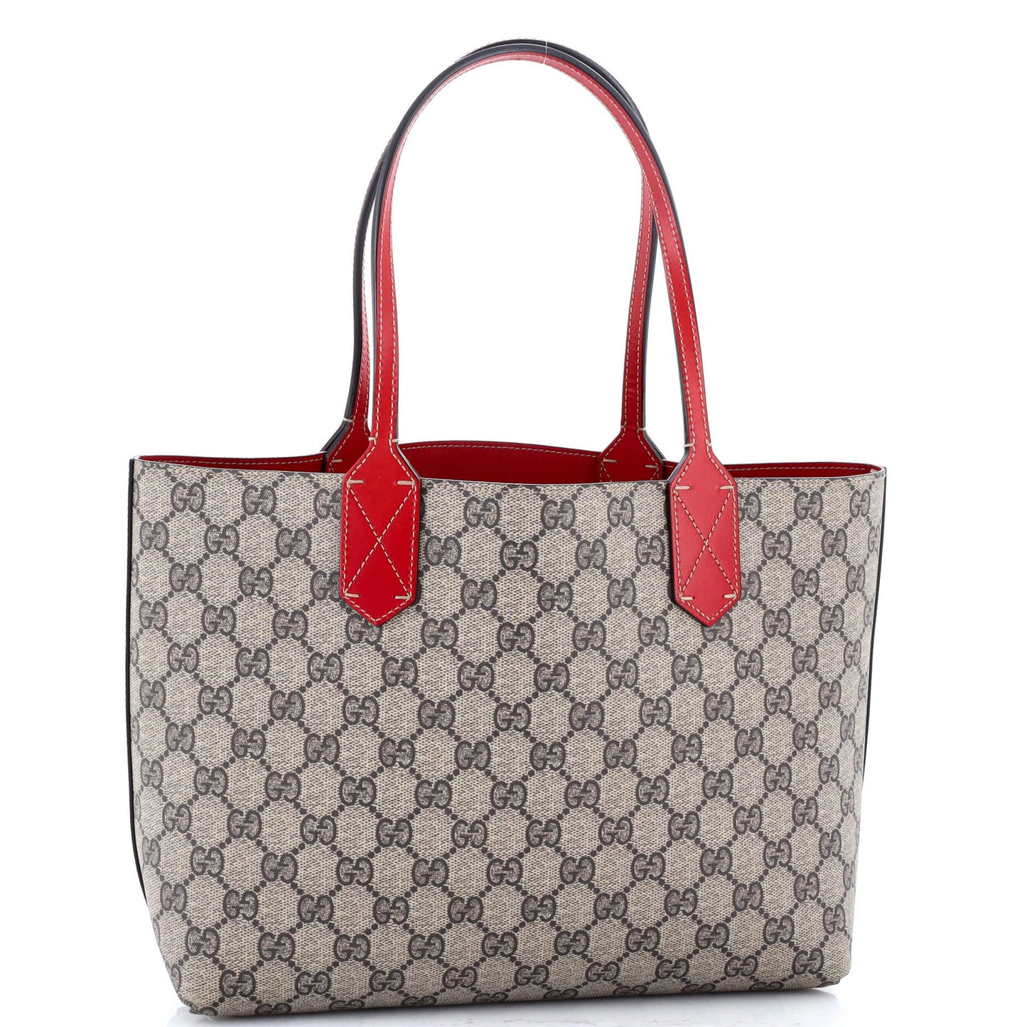 Gucci Reversible Tote Gg Print Leather Small
