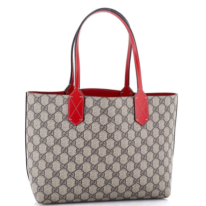 Gucci Reversible Tote Gg Print Leather Small