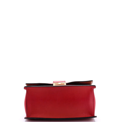 Fendi Kan U Shoulder Bag Leather Medium