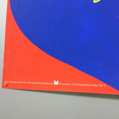 Jack Youngerman "Maquette For Amnesty International" 1977 Silkscreen Poster