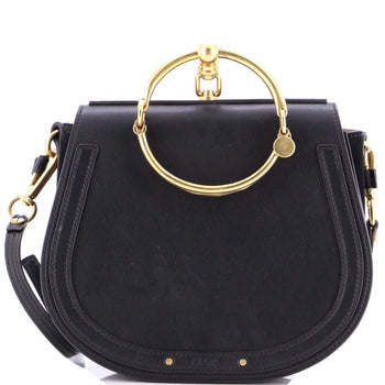 Chloe Nile Crossbody Bag Leather Medium