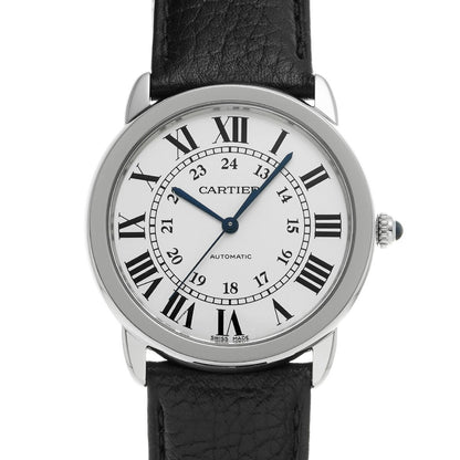 Cartier Rondo Solo De Cartier 36Mm Wsrn0021 Silver Unisex Used Watch #61130