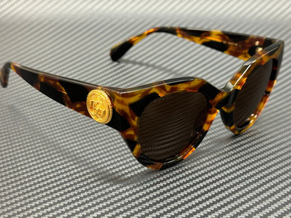 GG1408S 002 Havana Brown Women's Sunglasses Large 52 mm Gucci