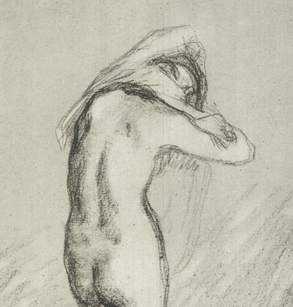 Jean-Francois Millet Donna Che Si Togue La Camilia " Lithograph