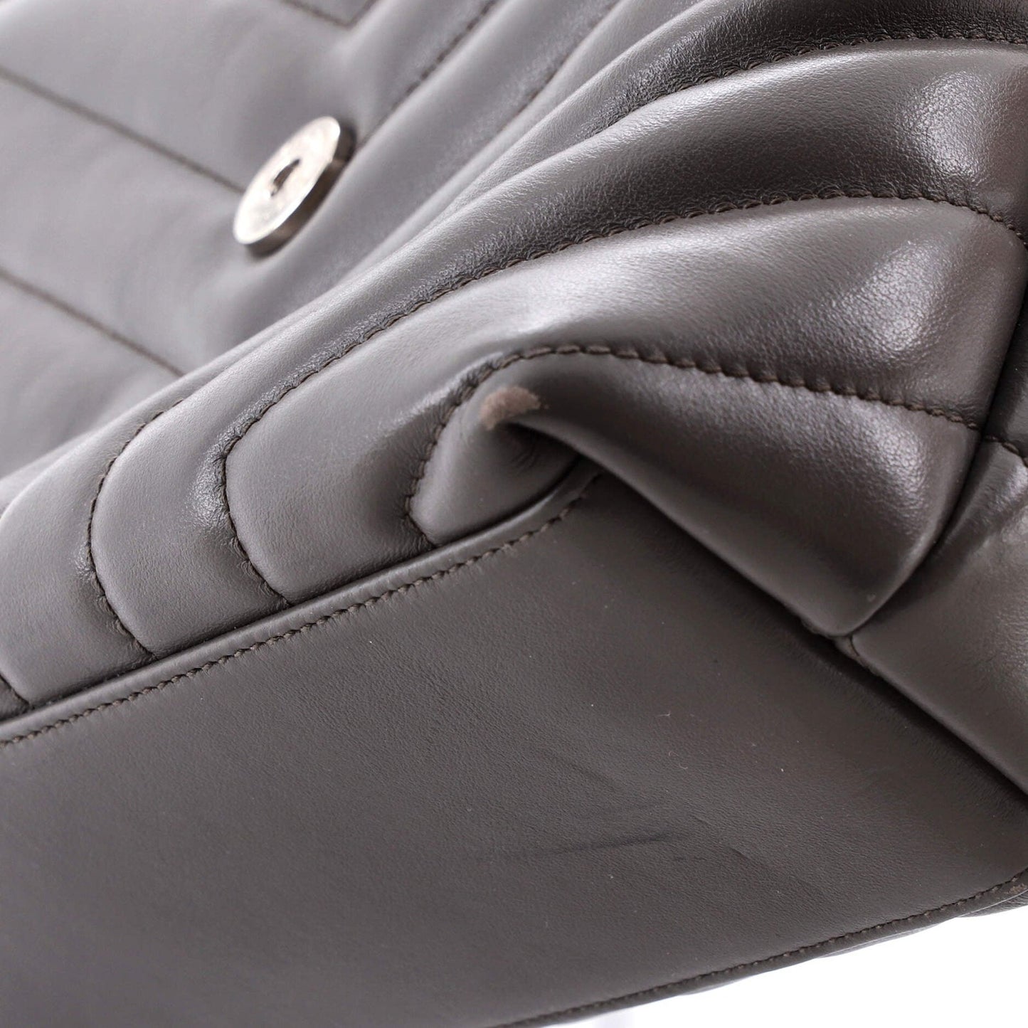 Saint Laurent Loulou Shoulder Bag Matelasse Chevron Leather Small