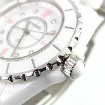 Chanel J12 Pink Light White Ceramic H4863