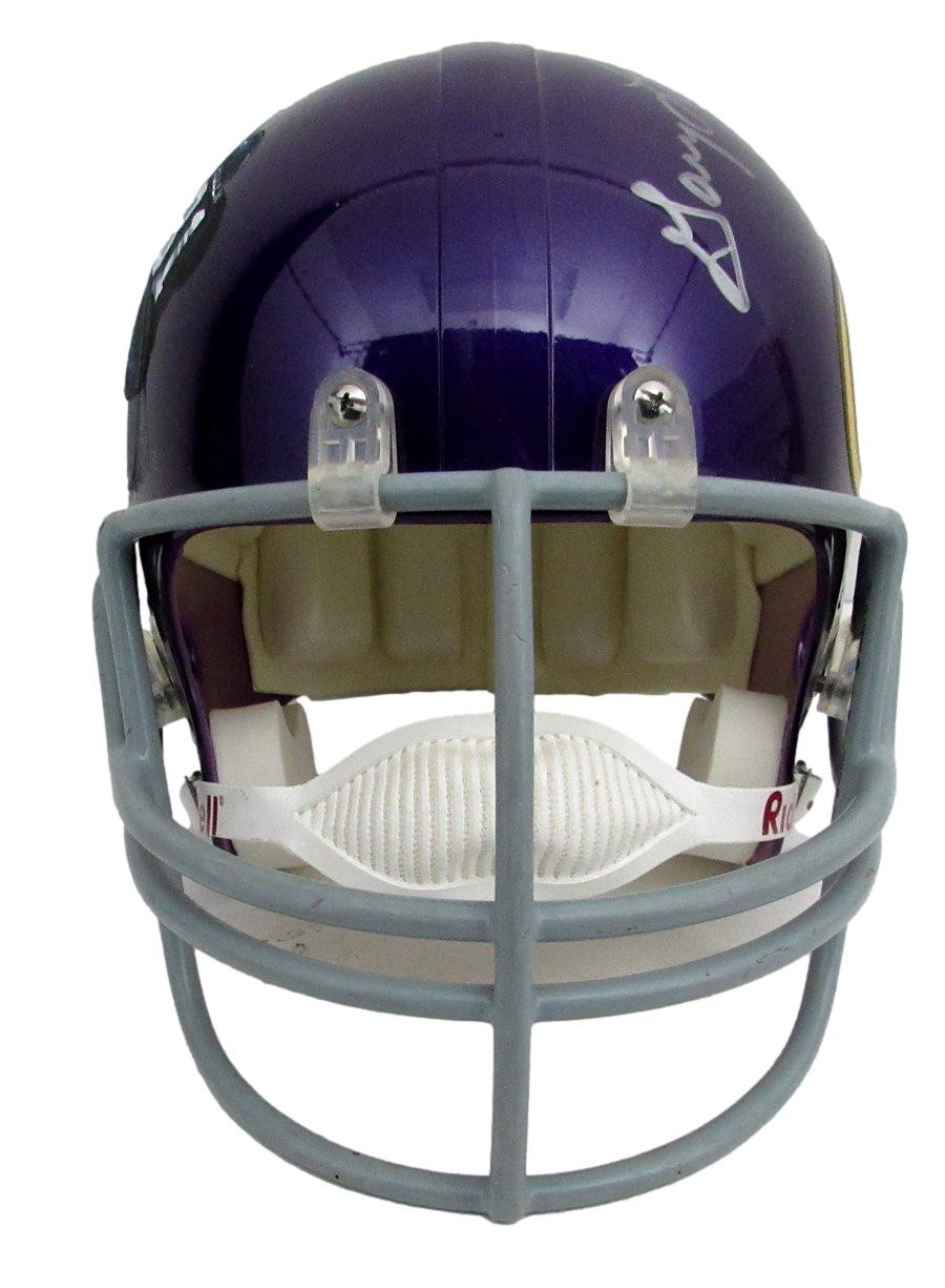 Eller/Page/Marshall/Larsen Signed/Auto Full Size Replica Helmet Vikings Jsa