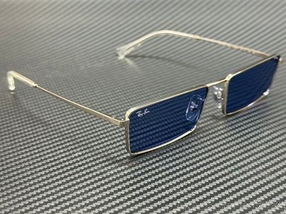 Ray Ban RB3741 003 80 silver blue emy unisex sunglasses