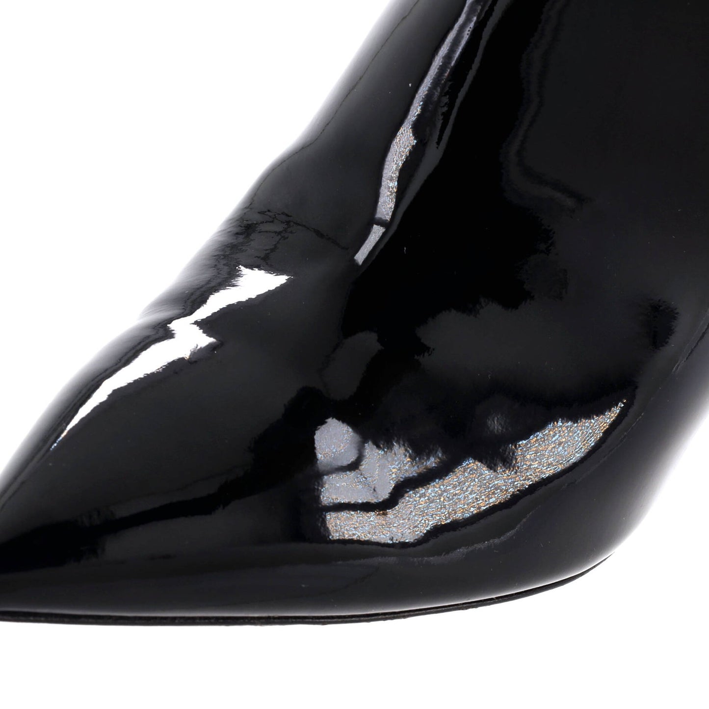 Saint Laurent Women'S Opyum Ankle Boots Patent