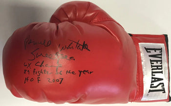 Pernell Whitaker Autographed Red Everlast Left