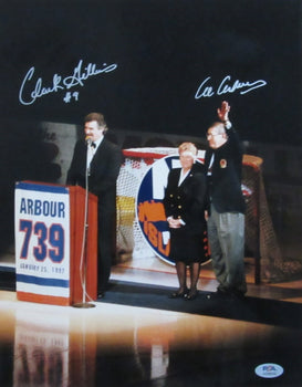 Clark Gillies/Al Arbour Hof Dual-Signed/Auto