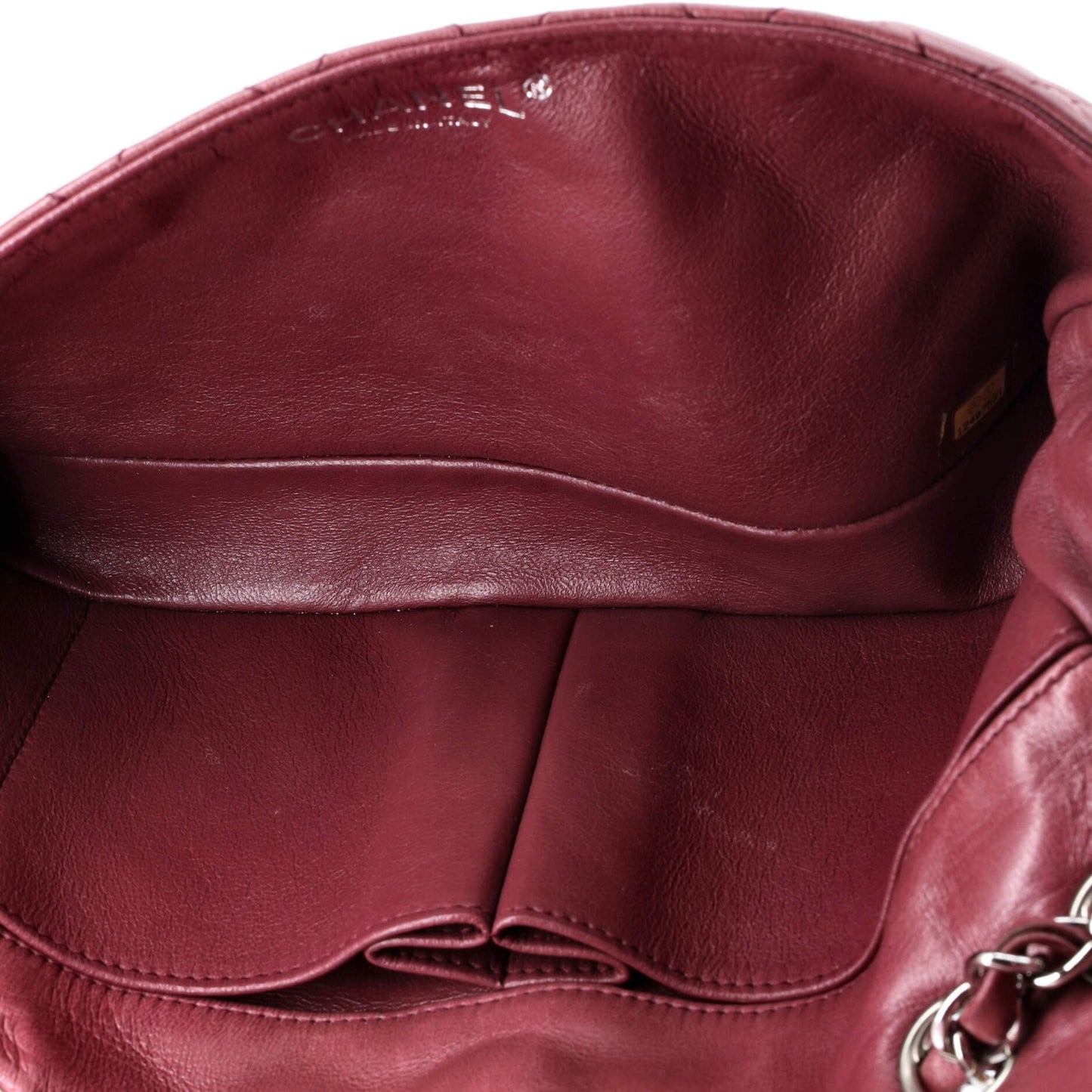 Chanel Classic Single Flap Bag Quilted Lambskin East West