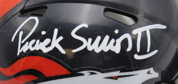 Patrick Surtain Signed/Auto Mini Football Helmet Denver Broncos Prova 200064