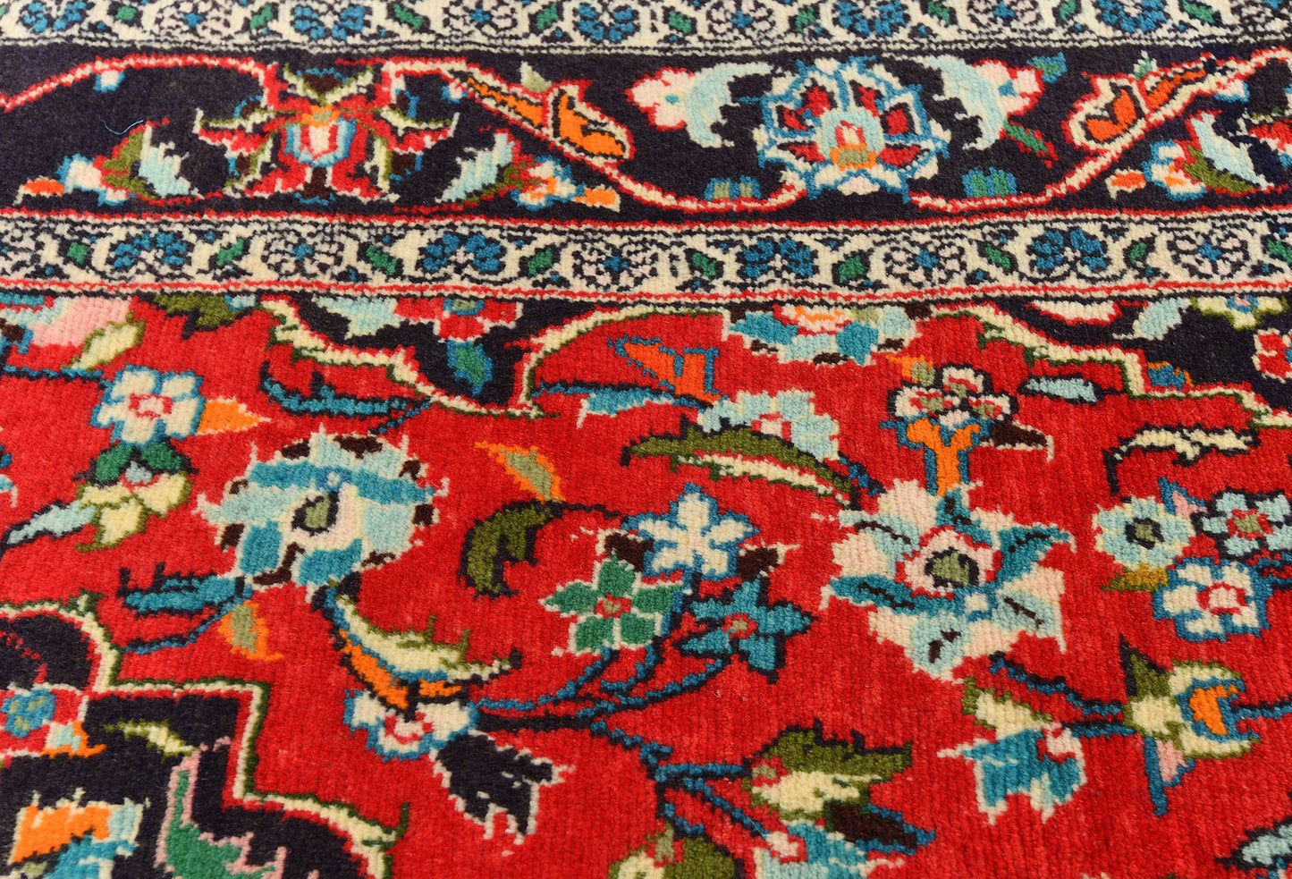 3'7X7'0 Red Traditional Classic Floral Handmade Oriental Rug Entryway Carpet
