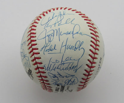 1990 New York Mets Team Signed by 30 Players ONL Baseball Strawberry 185518