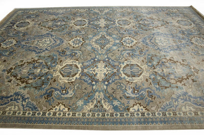 9X12 Ft Handmade Classic Osh Chobi Floral Rug