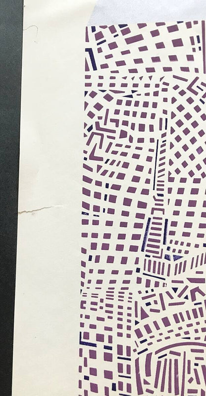 Risaburo Kimura Signed Original Serigraph Screenprint City-53 Edition Ap