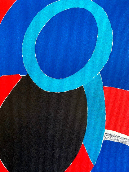 Sonia Delaunay Lithograph Coa Signed In Pen Numbered