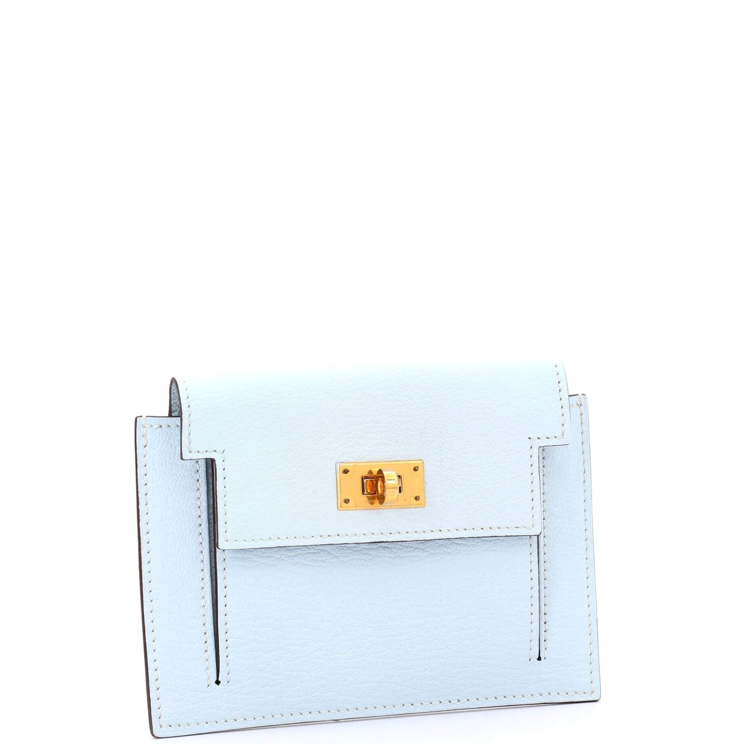 Hermes Kelly Pocket Compact Wallet Chevre Mysore
