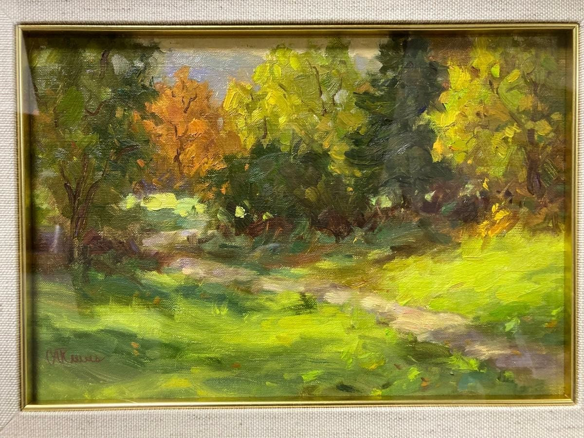 Oil Painting Signed Fall Landscape American Vermont Reeves Carlene A