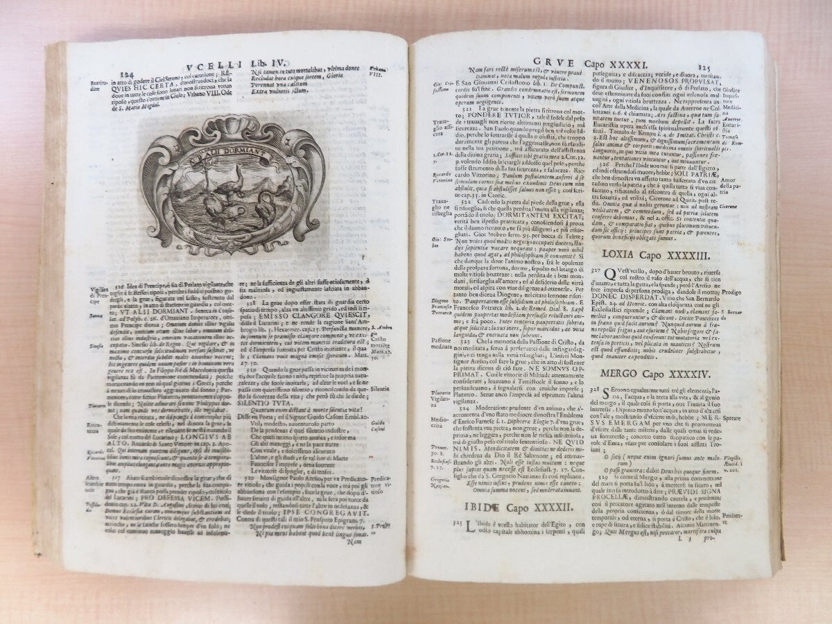 1653 First Edition Filippo Picinelli'S 'Mondo Simbolico' Illustrated Emblem Book