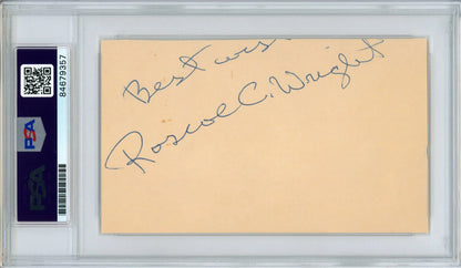 Maurice Stokes Autographed 3X5 Index Card (Psa)
