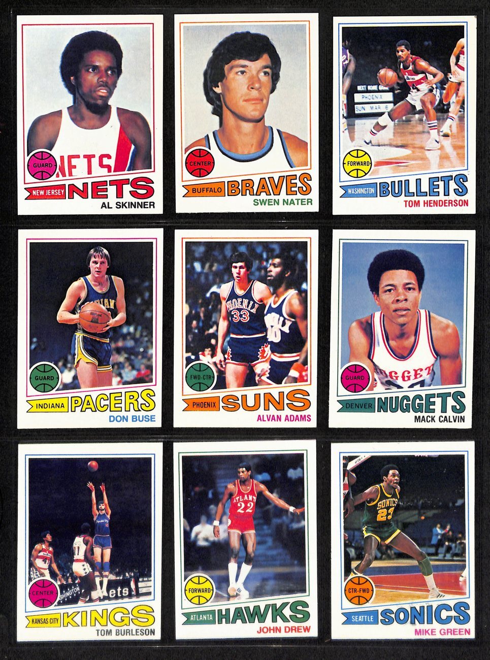 1977-78 Topps Basketball Complete Set (132)