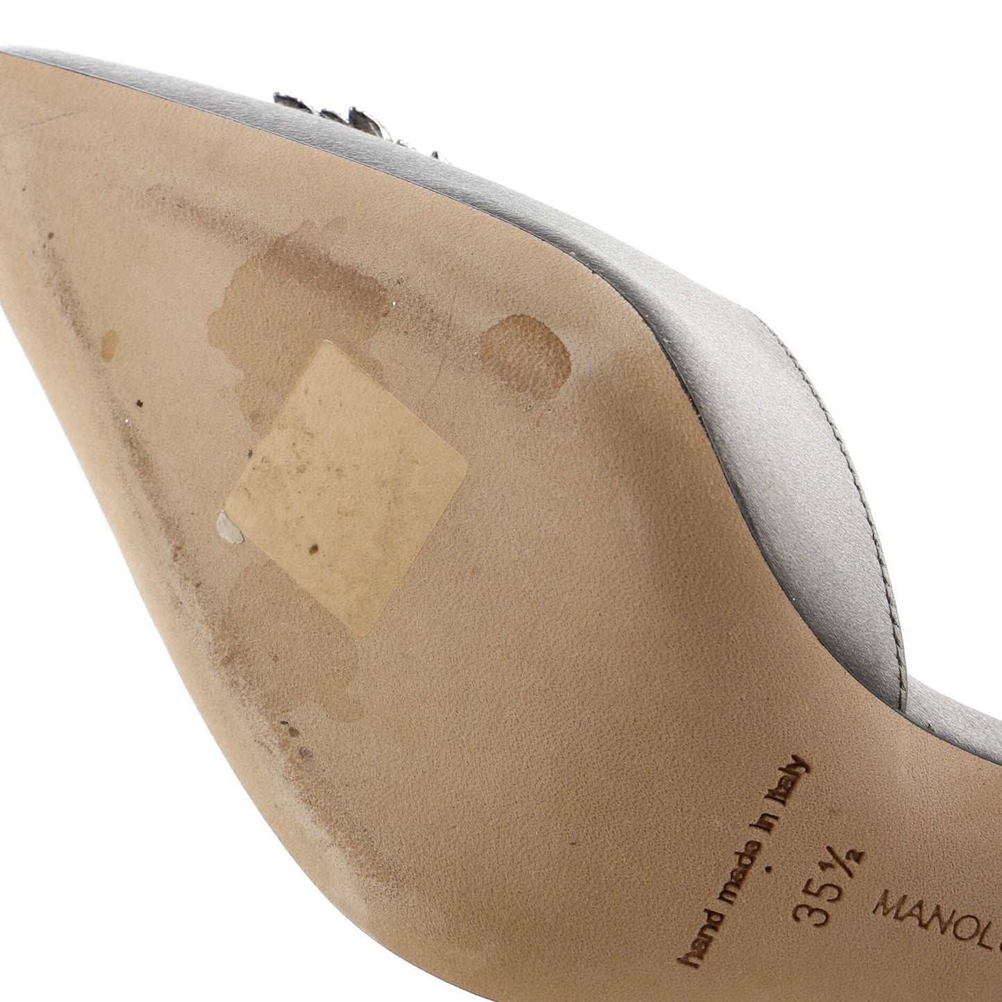 Manolo Blahnik Women'S Antiphona Slingback Pumps Satin 90