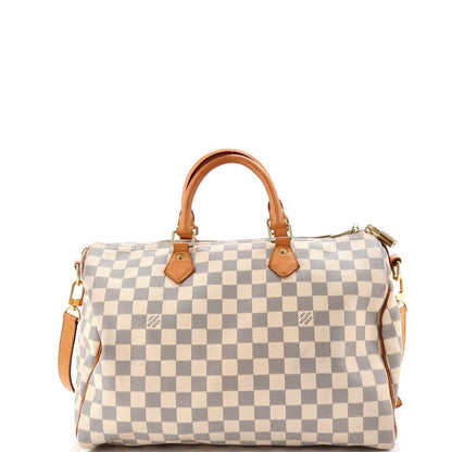 Louis Vuitton Speedy Bandouliere Bag Damier 35