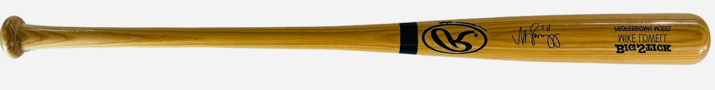 Mike Lowell Autographed Big Stick Ash Bat