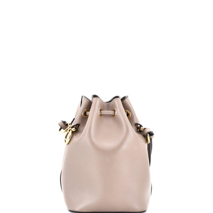 Fendi Logo Mon Tresor Bucket Bag Leather Mini