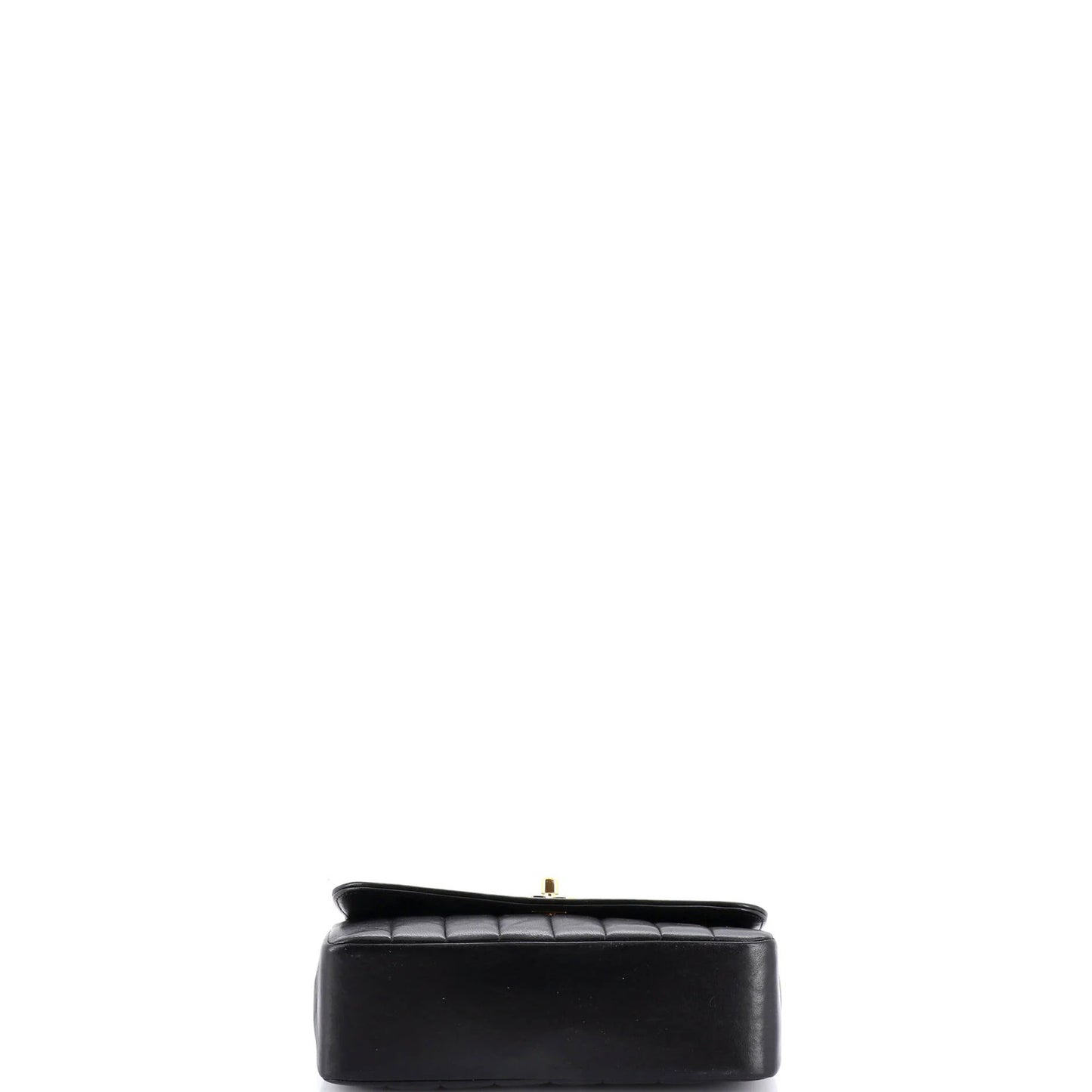 Chanel Vintage Cc Chain Flap Bag Vertical Quilt Lambskin Small