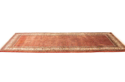 Semi-Antique Oriental Runner Rug Tribal Allover
