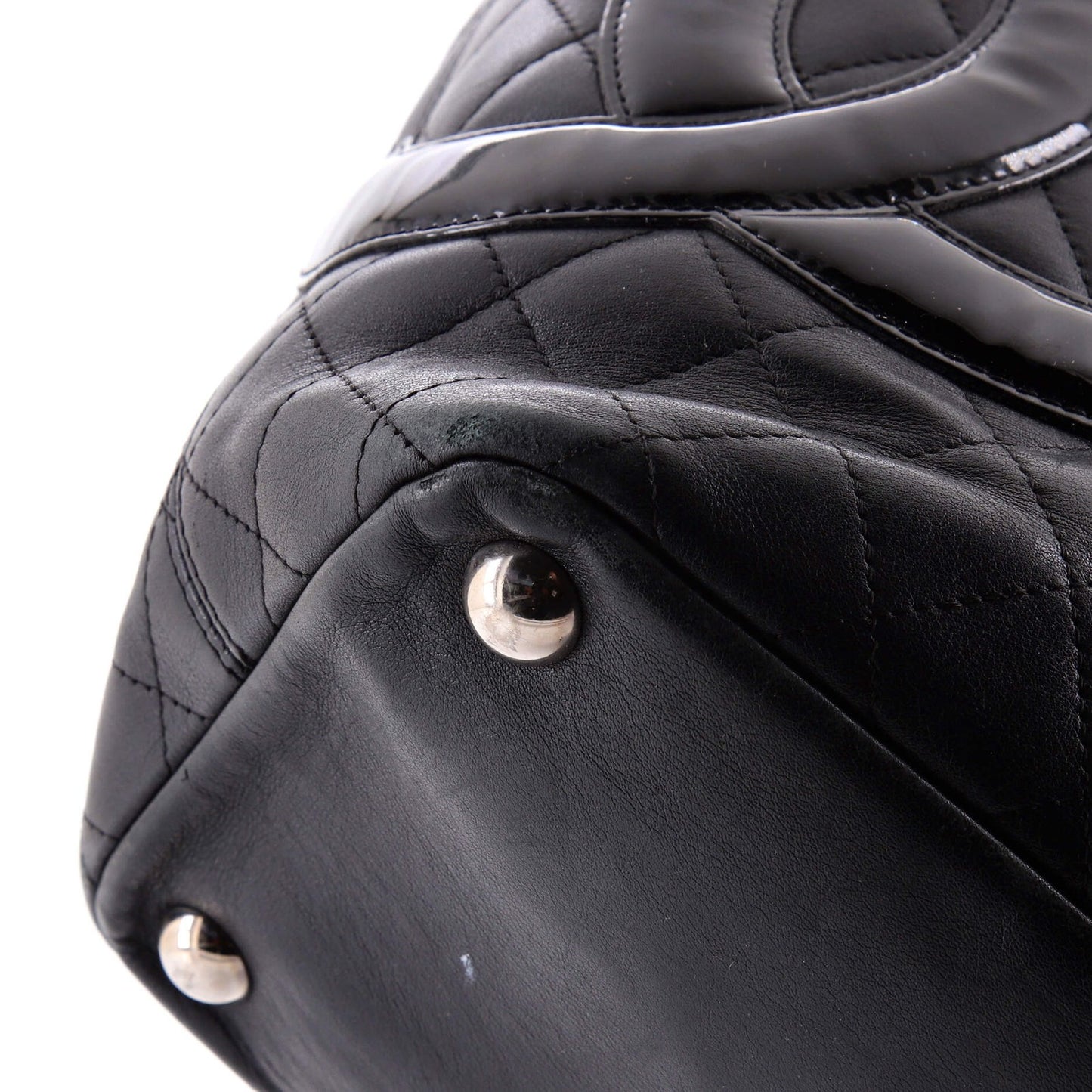 Large Chanel Cambon Tote Quilted Leather