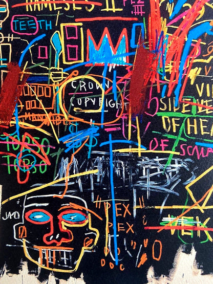 Jean-Michel Basquiat Lithograph Coa Signed Numbered