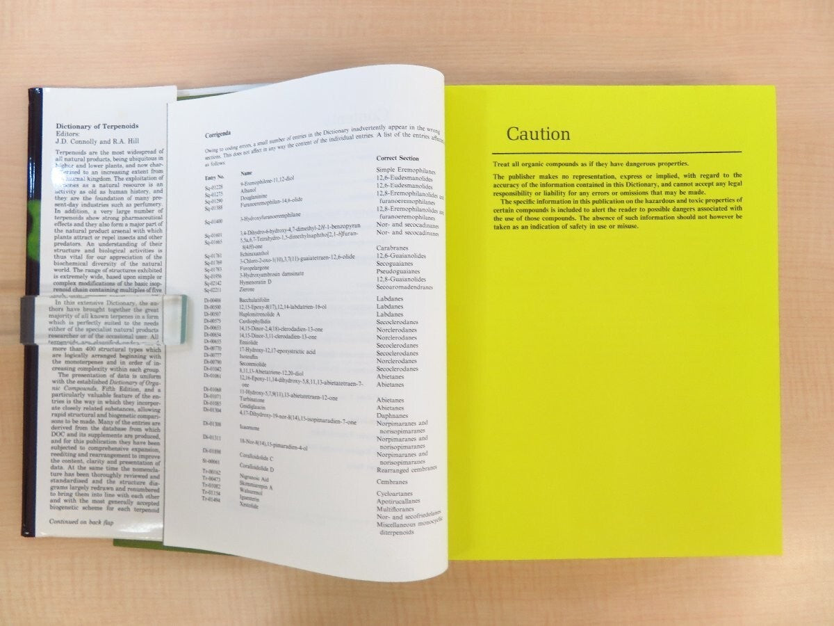 Connolly/Hill Dictionary Of Terpenoids Complete Set Of 3 Volumes