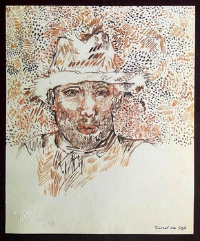 Vincent Van Gogh Lithograph 1978