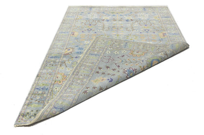 Handmade Tree of Life Oushak Chobi Oriental Rug