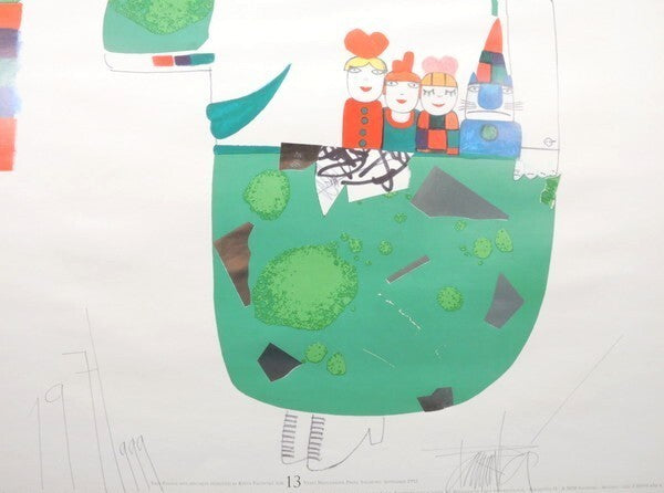 Kv?Ta Pacovsk 13 Years Neugebauer Press 1992 Signed Poster 197/999 Austria