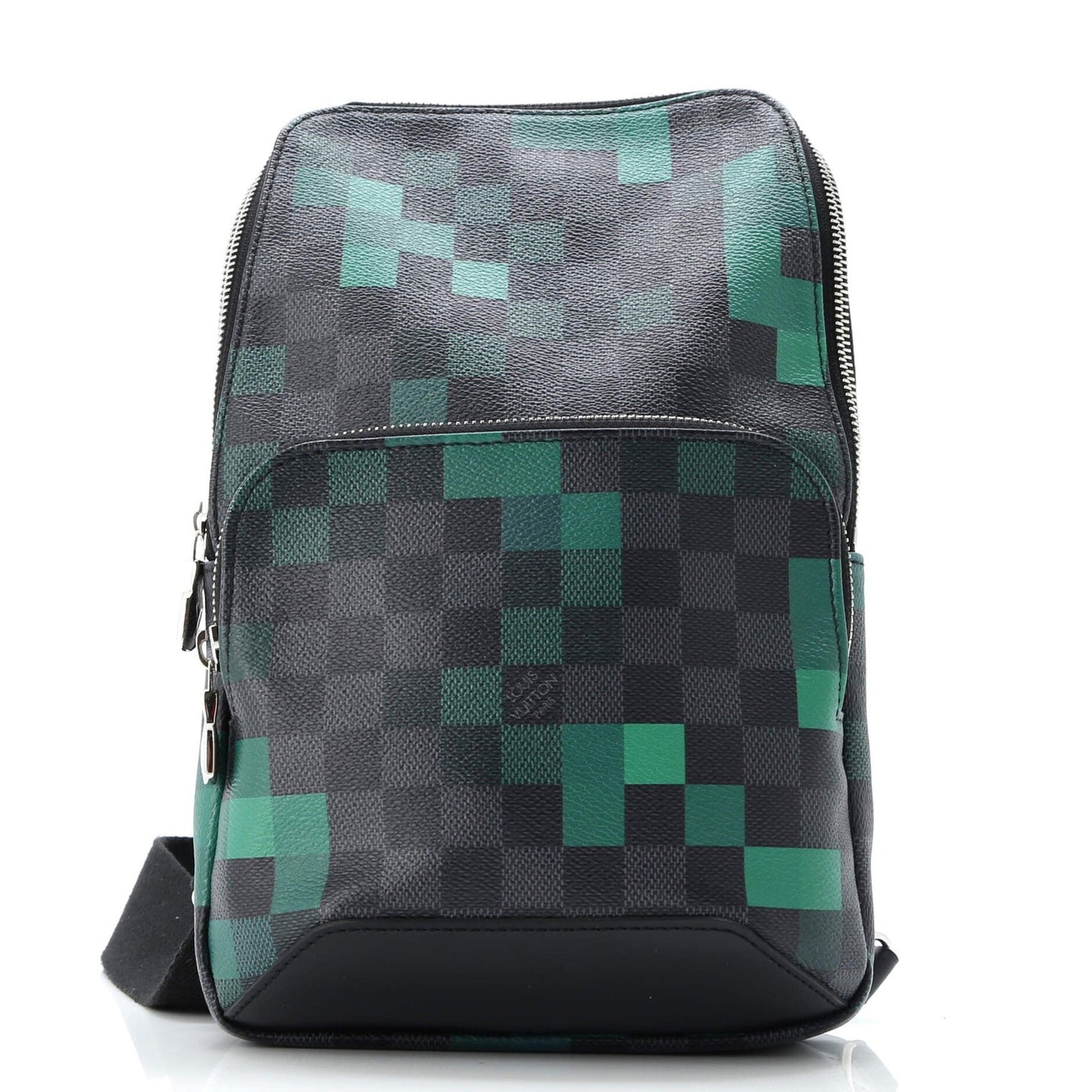 Pixel Louis Vuitton Avenue Sling Bag Limited Edition Damier Graphite