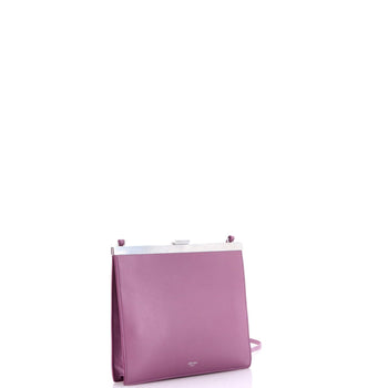 Celine Clasp Crossbody Bag Leather Mini