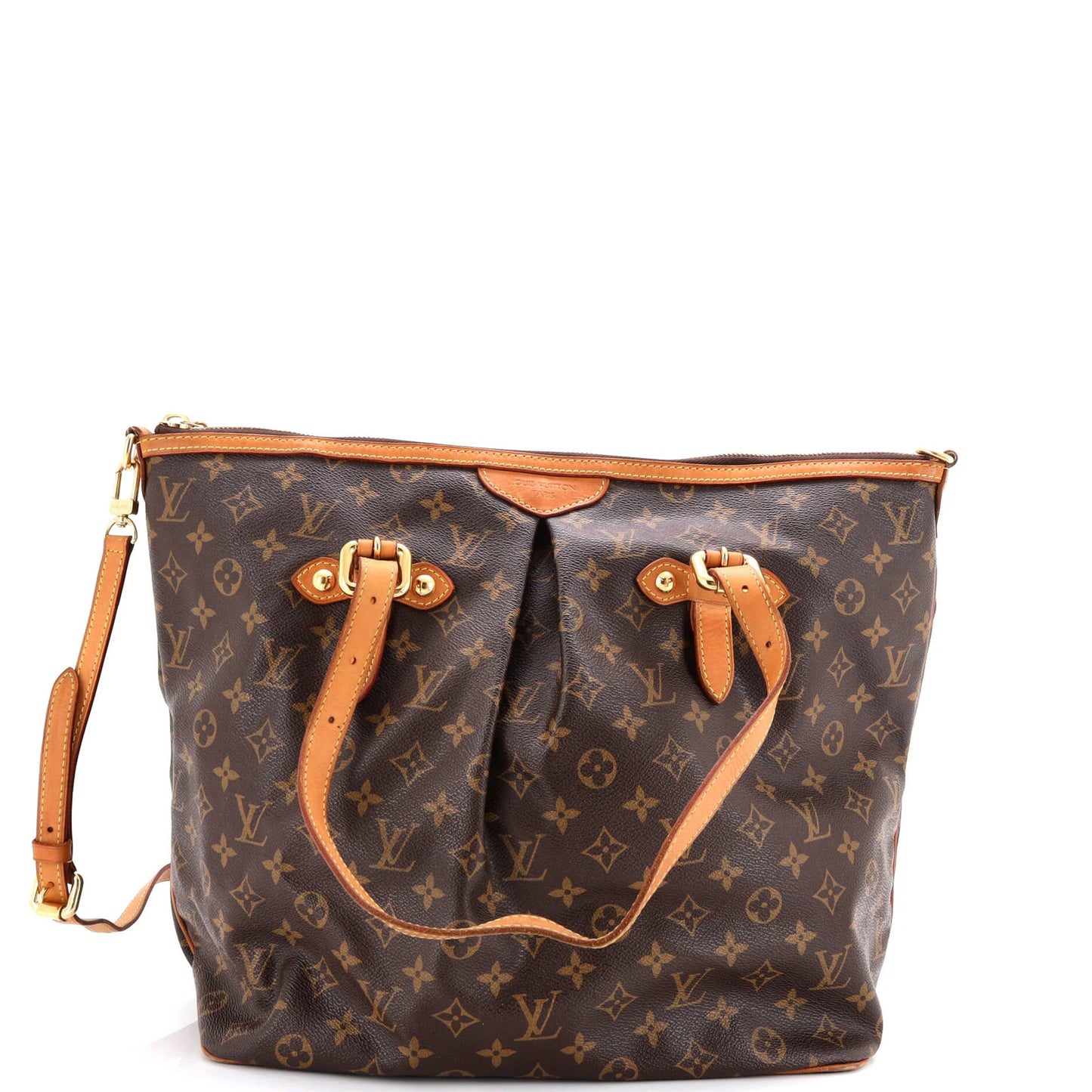 Louis Vuitton Palermo Handbag Monogram Canvas Gm
