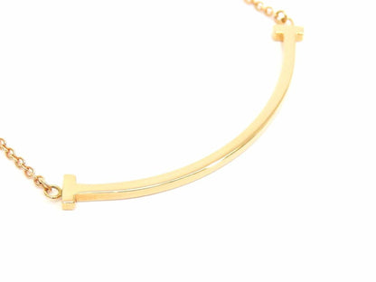 Tiffany & Co. 60011678 T Smile Small Necklace K18Rg
