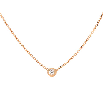 Cartier Cartier D'Amour Pendant Necklace 18K Rose Gold With Diamond Xs