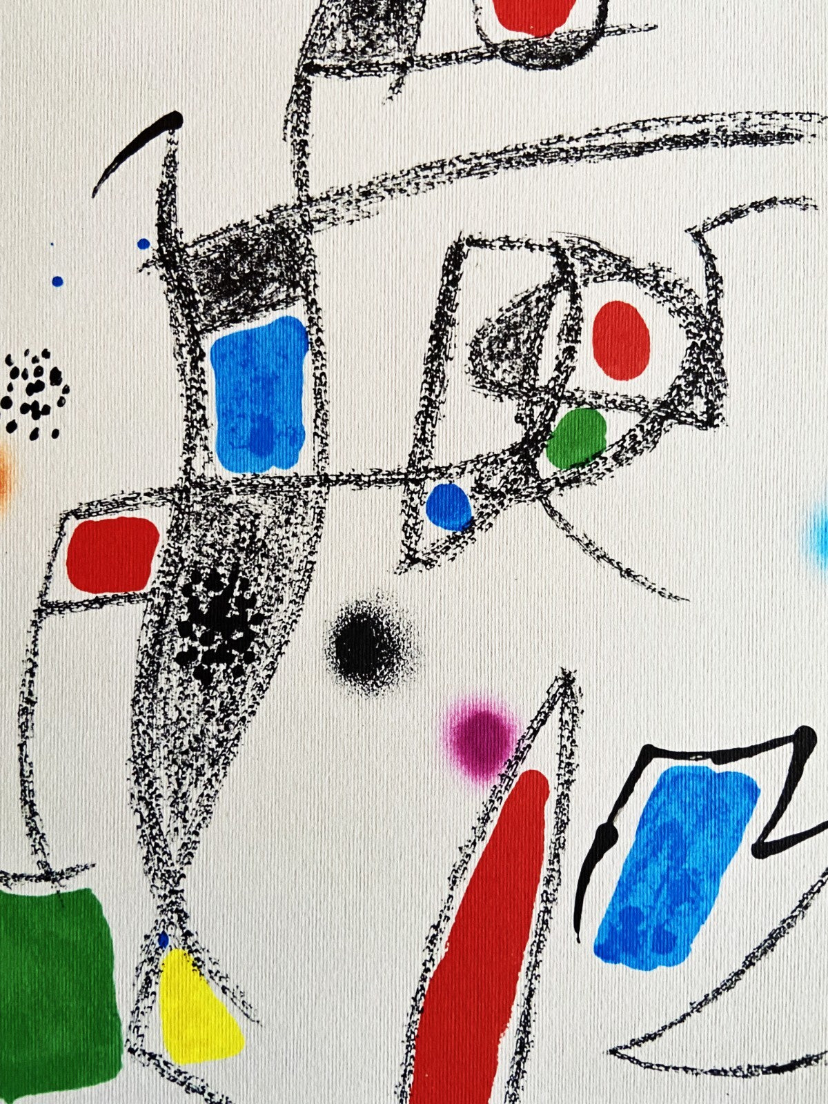 Joan Mir Lithograph 1975 - Published - Signed Op - Very Rare!