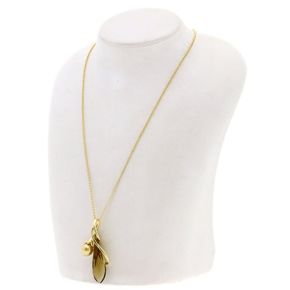 TASAKI   Necklace Pearl Pearl Quartz K18 Yellow