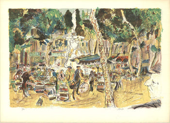 Unknown Artist Marche Provincial Signed 