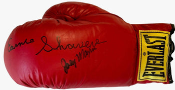 Earnie Shavers Joey Maxim Autographed Red Everlast Right Boxing Glove (Jsa)