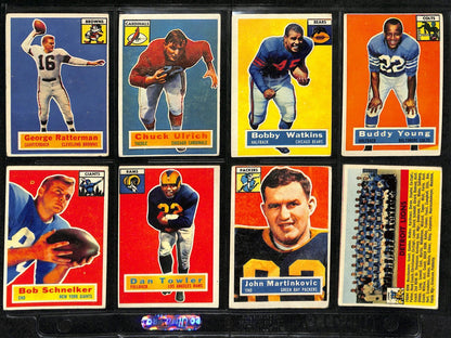 1956 Topps Football Card Complete Set (1-120)